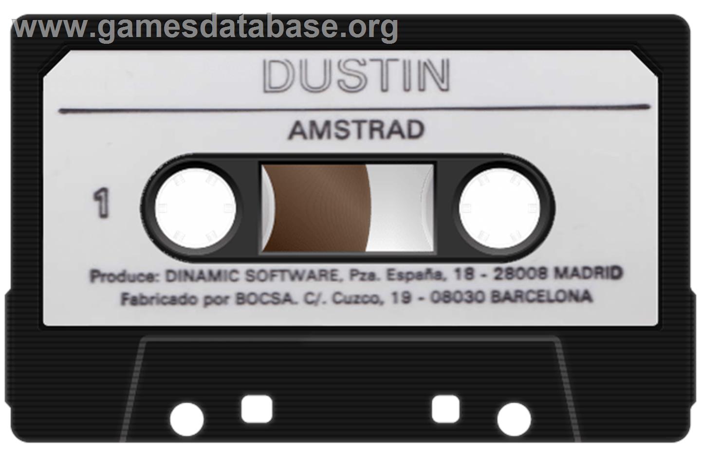 Dustin - Amstrad CPC - Artwork - Cartridge