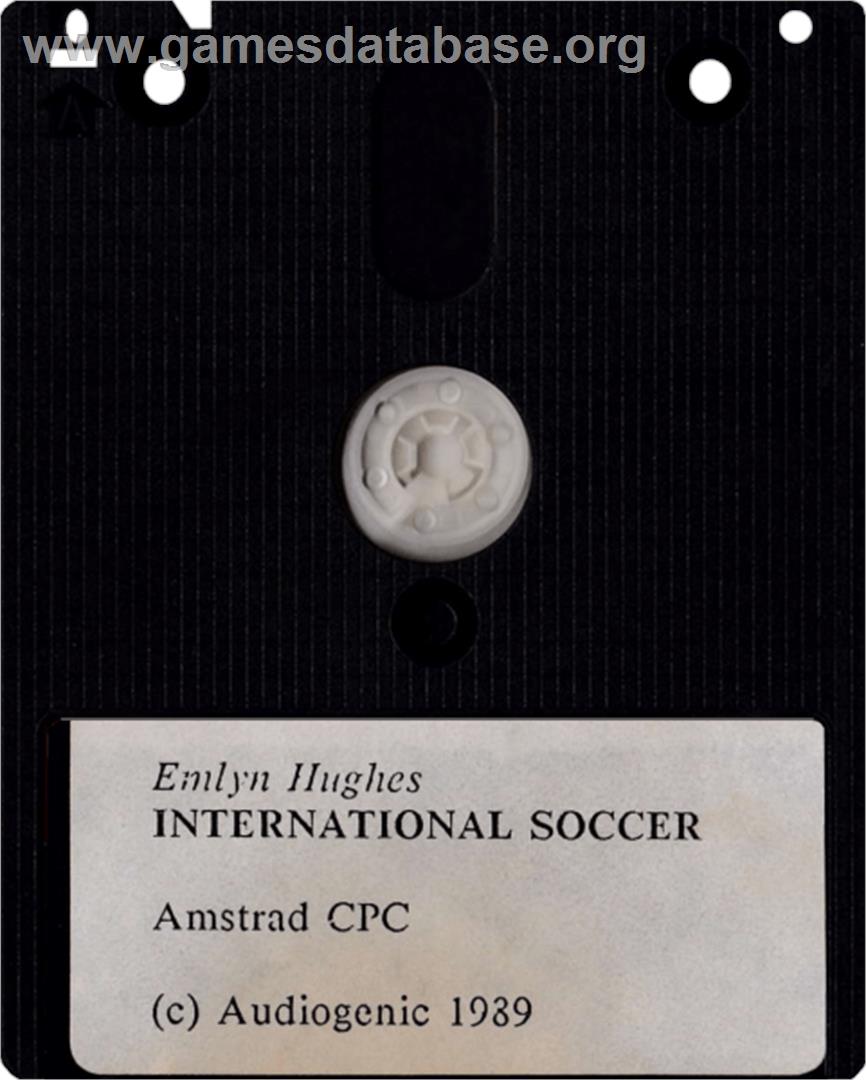 Emlyn Hughes International Soccer - Amstrad CPC - Artwork - Cartridge