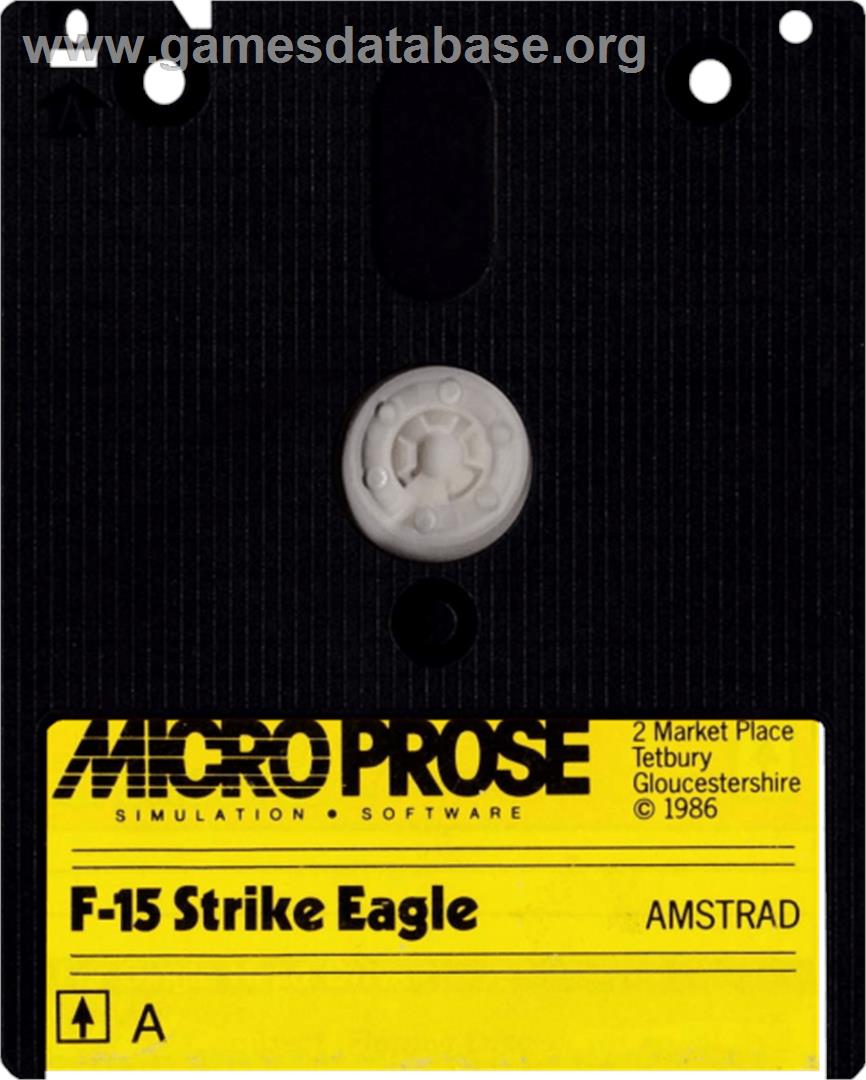 F-15 Strike Eagle - Amstrad CPC - Artwork - Cartridge