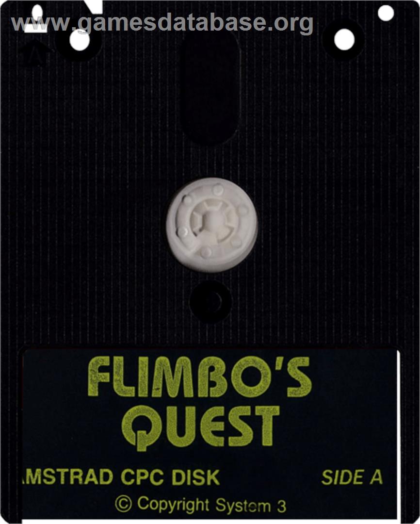 Flimbo's Quest - Amstrad CPC - Artwork - Cartridge