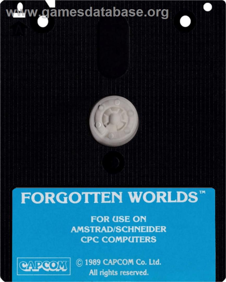 Forgotten Worlds - Amstrad CPC - Artwork - Cartridge