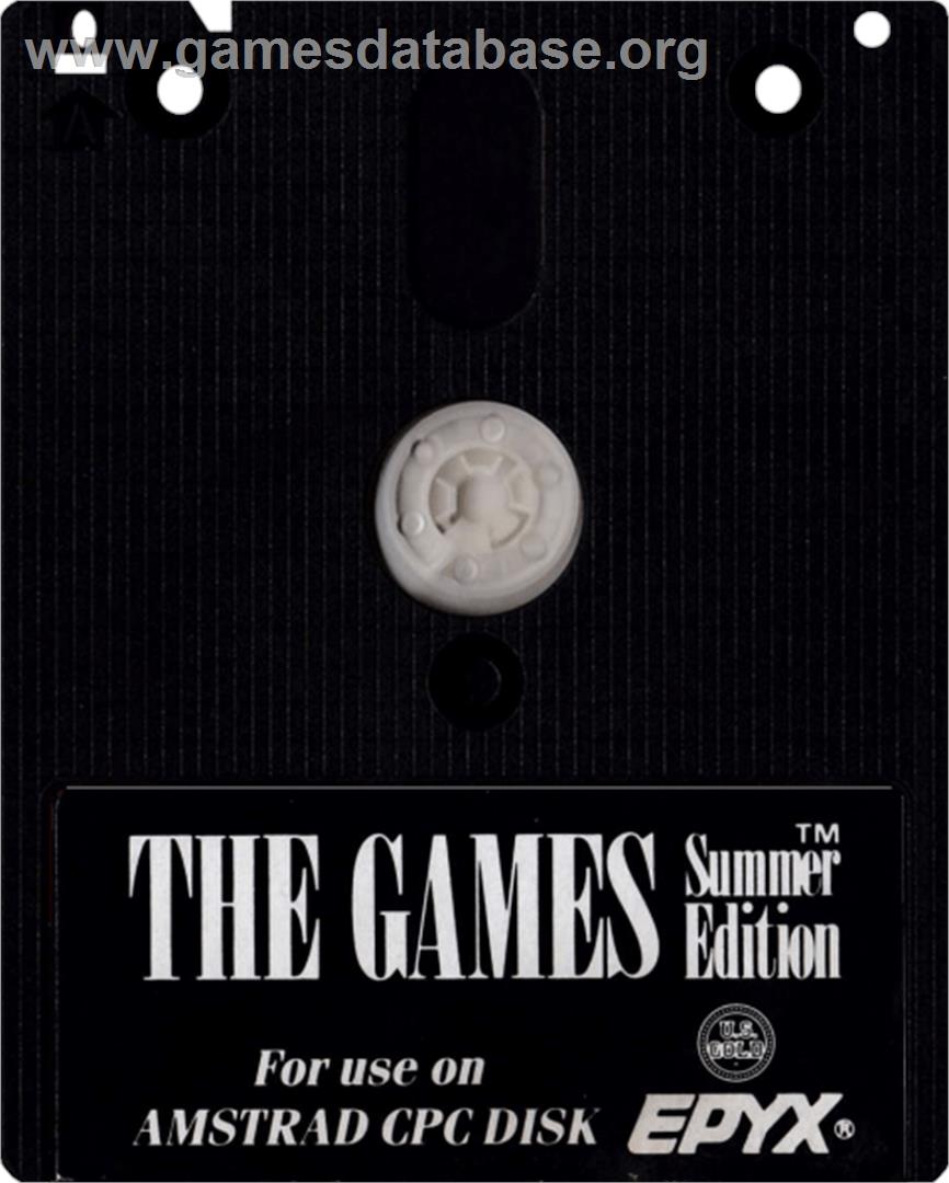 Games: Summer Edition - Amstrad CPC - Artwork - Cartridge