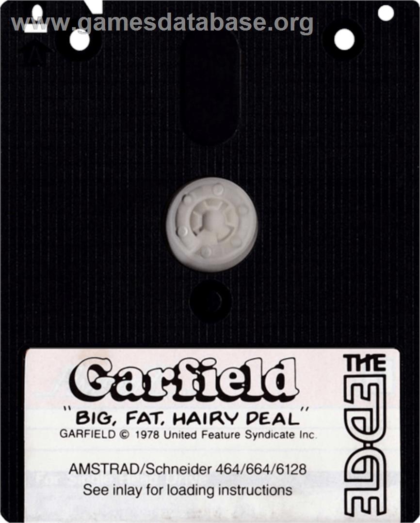 Garfield: Big, Fat, Hairy Deal - Amstrad CPC - Artwork - Cartridge