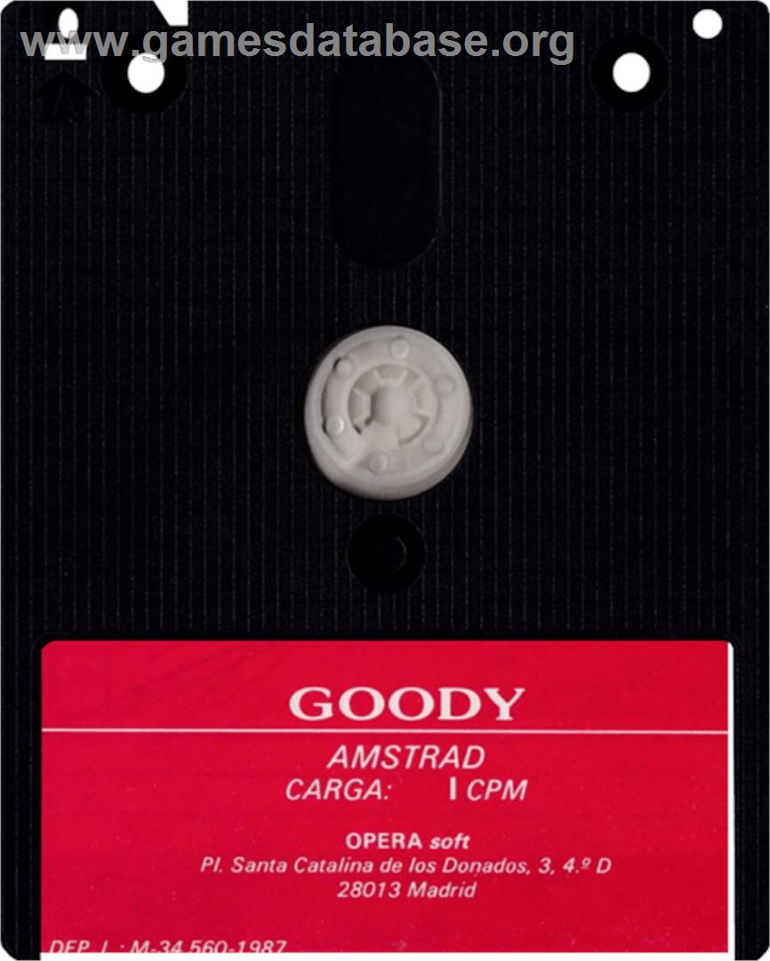 Goody - Amstrad CPC - Artwork - Cartridge