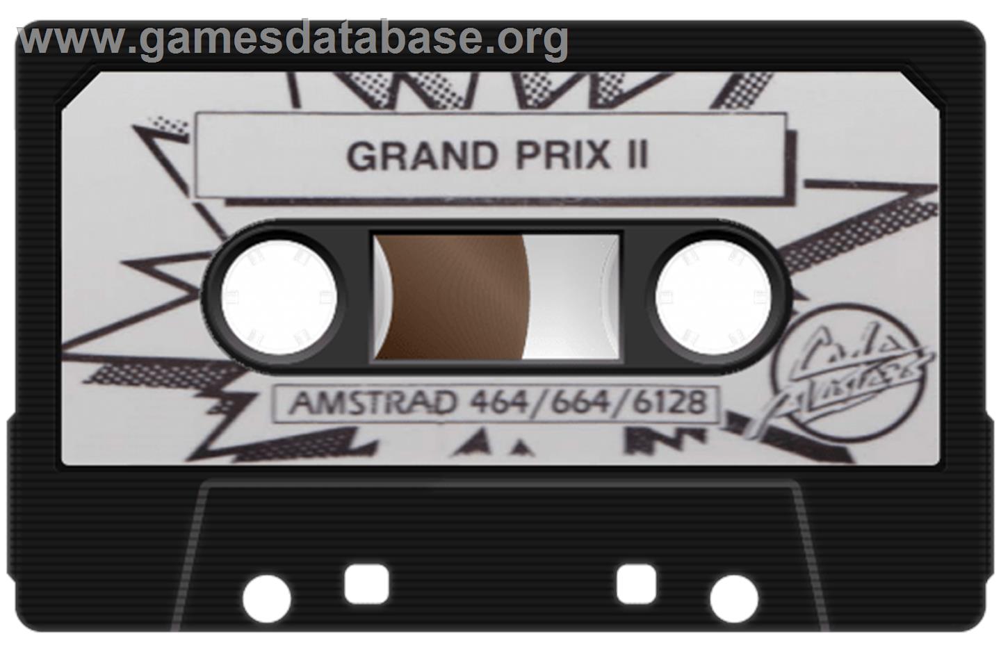 Grand Prix Simulator 2 - Amstrad CPC - Artwork - Cartridge