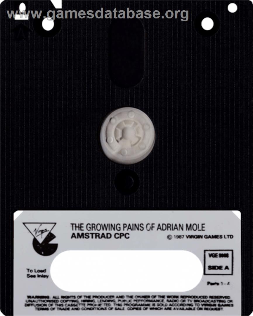 Growing Pains of Adrian Mole - Amstrad CPC - Artwork - Cartridge