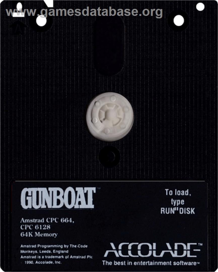 Gunboat - Amstrad CPC - Artwork - Cartridge