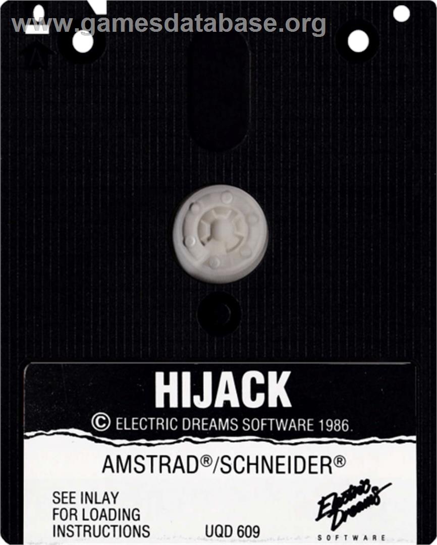 Hijack - Amstrad CPC - Artwork - Cartridge