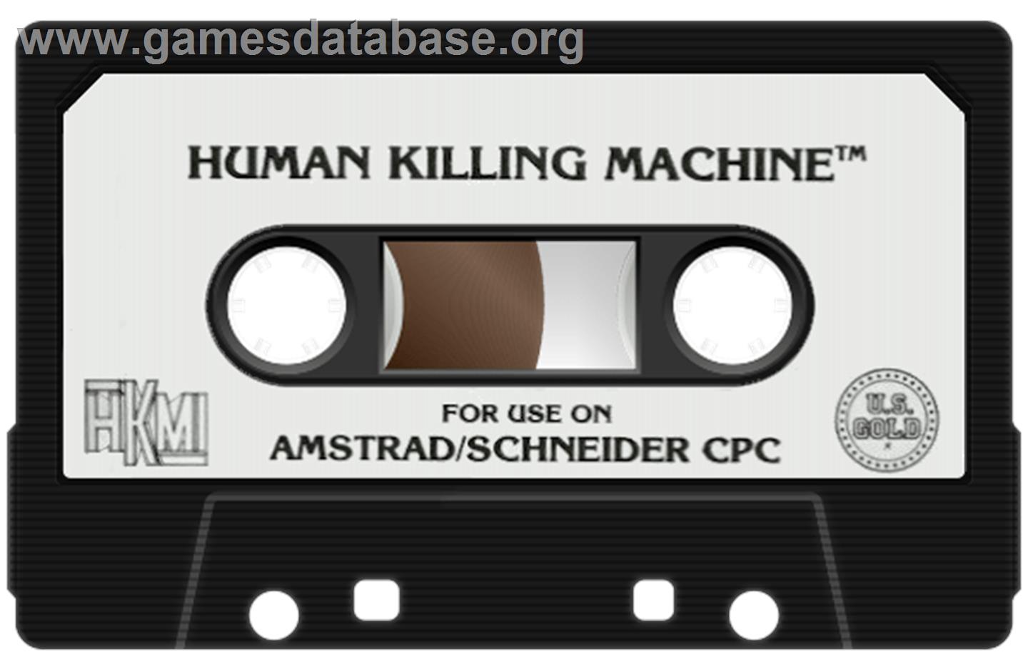 Human Killing Machine - Amstrad CPC - Artwork - Cartridge
