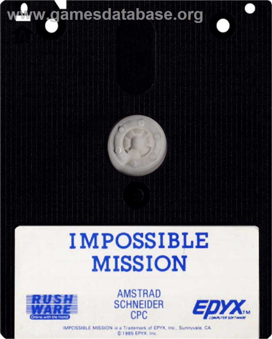 Impossible Mission - Amstrad CPC - Artwork - Cartridge