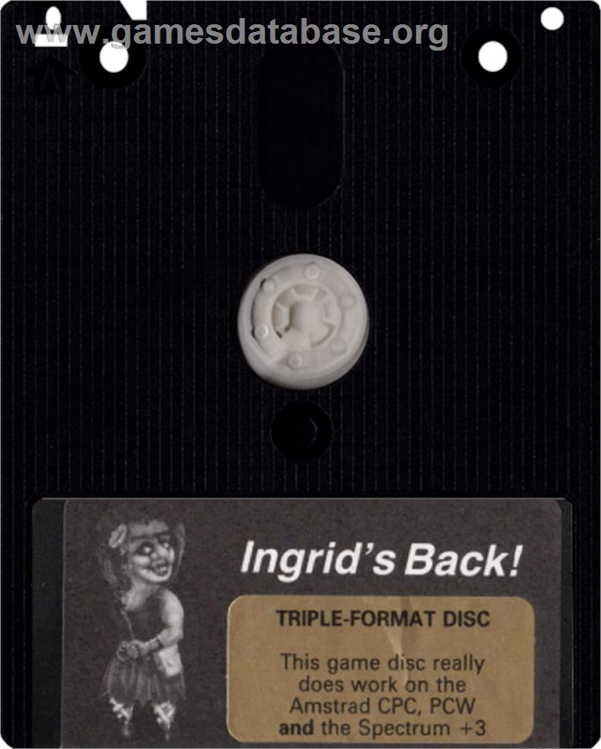 Ingrid's Back - Amstrad CPC - Artwork - Cartridge