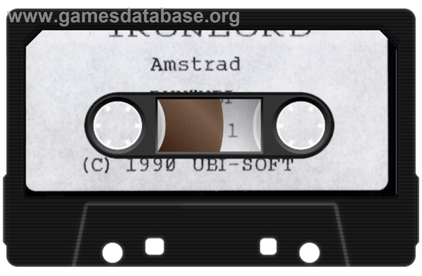 Iron Lord - Amstrad CPC - Artwork - Cartridge