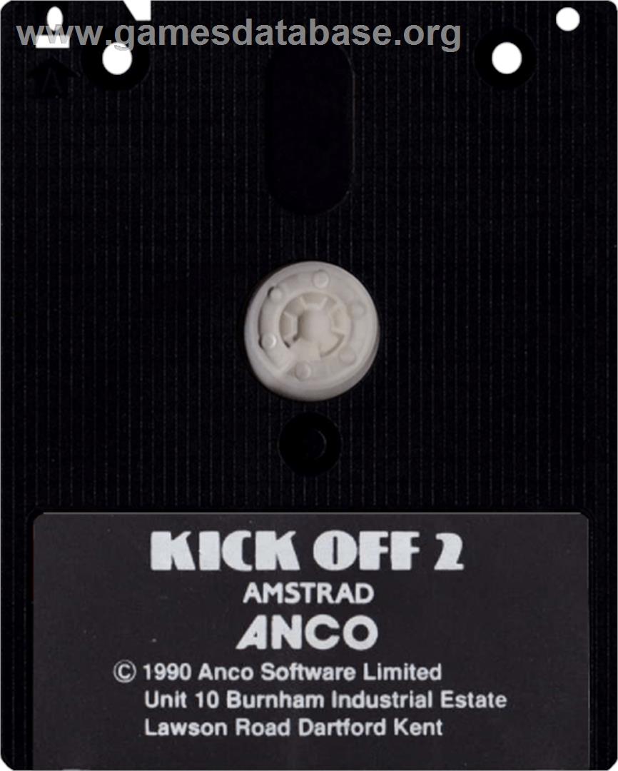Kick Off 2 - Amstrad CPC - Artwork - Cartridge