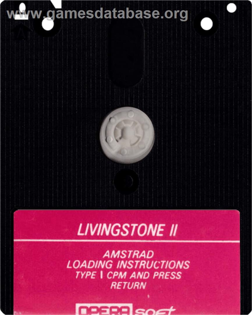 Livingstone Supongo 2 - Amstrad CPC - Artwork - Cartridge