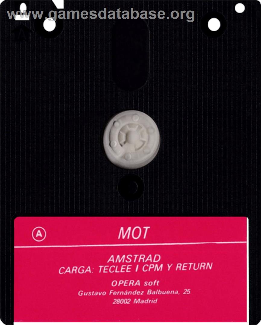MOT - Amstrad CPC - Artwork - Cartridge