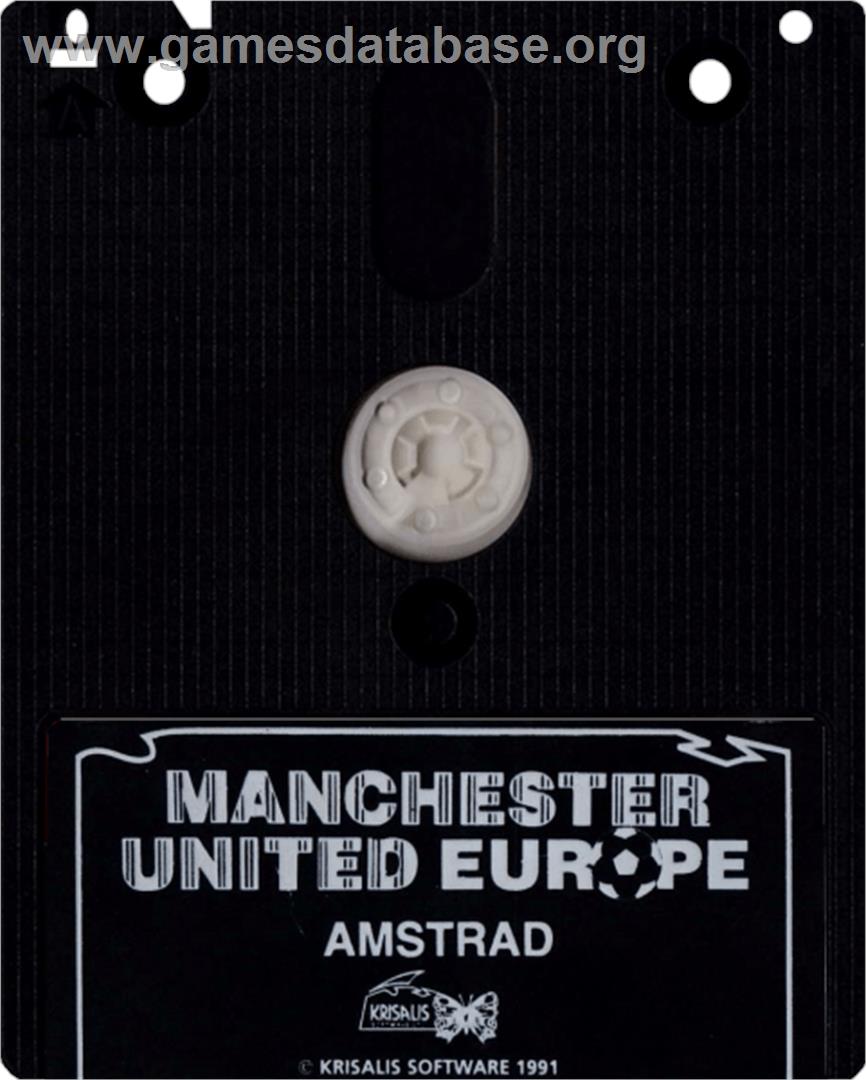 Manchester United Europe - Amstrad CPC - Artwork - Cartridge