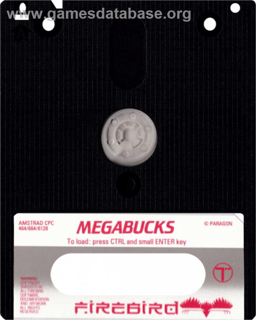 Mega-Bucks - Amstrad CPC - Artwork - Cartridge