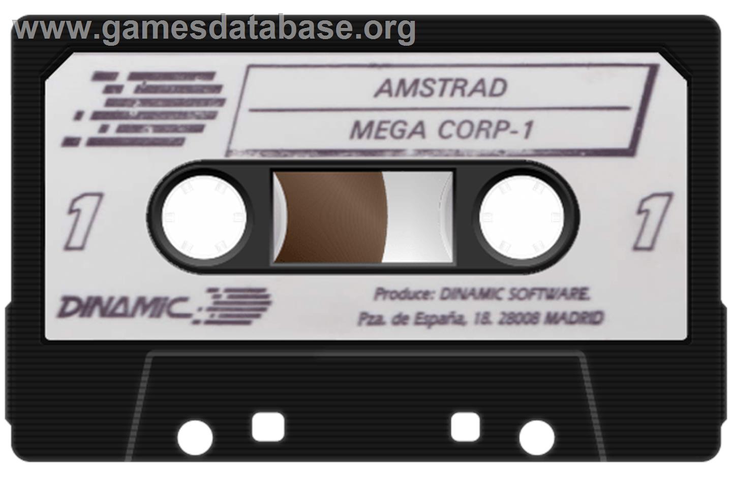 Megacorp - Amstrad CPC - Artwork - Cartridge
