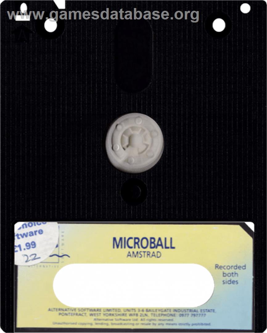 Micro Ball - Amstrad CPC - Artwork - Cartridge