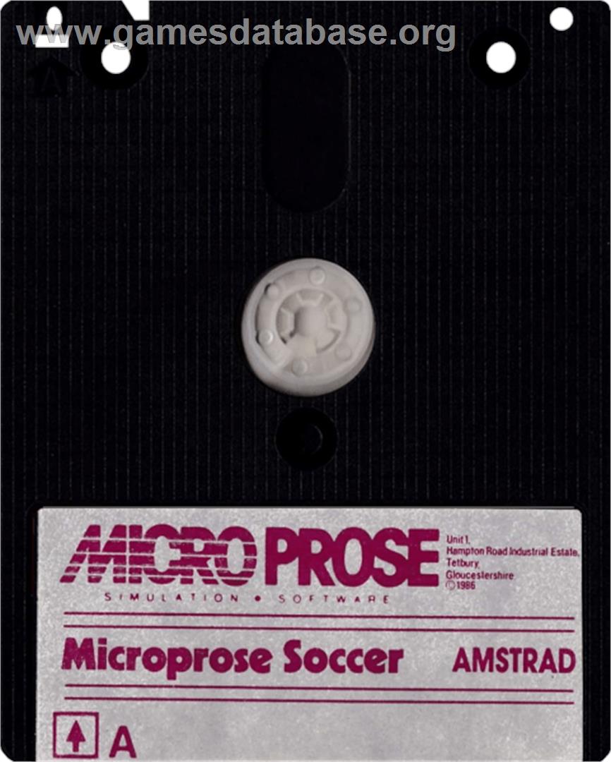 Microprose Pro Soccer - Amstrad CPC - Artwork - Cartridge