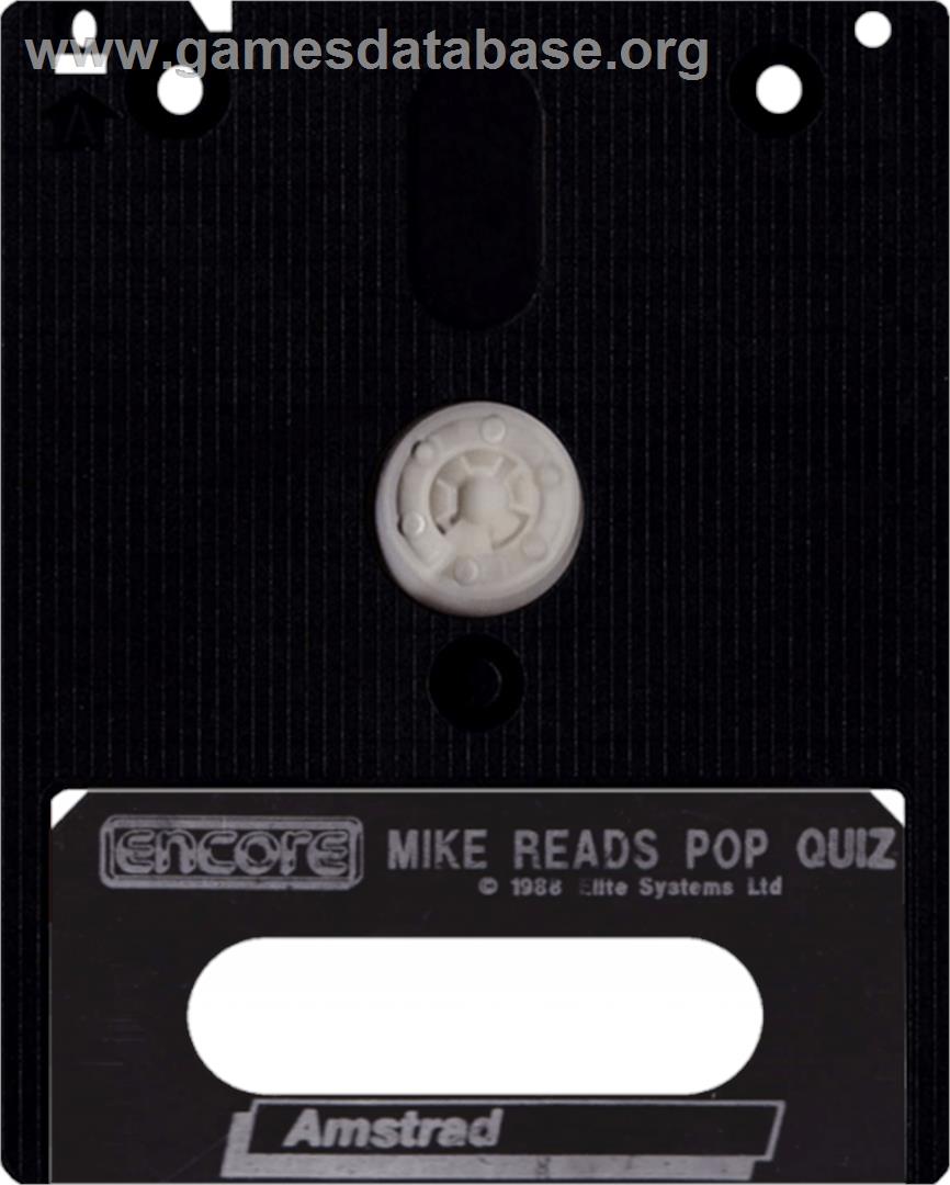 Mike Read's Computer Pop Quiz - Amstrad CPC - Artwork - Cartridge