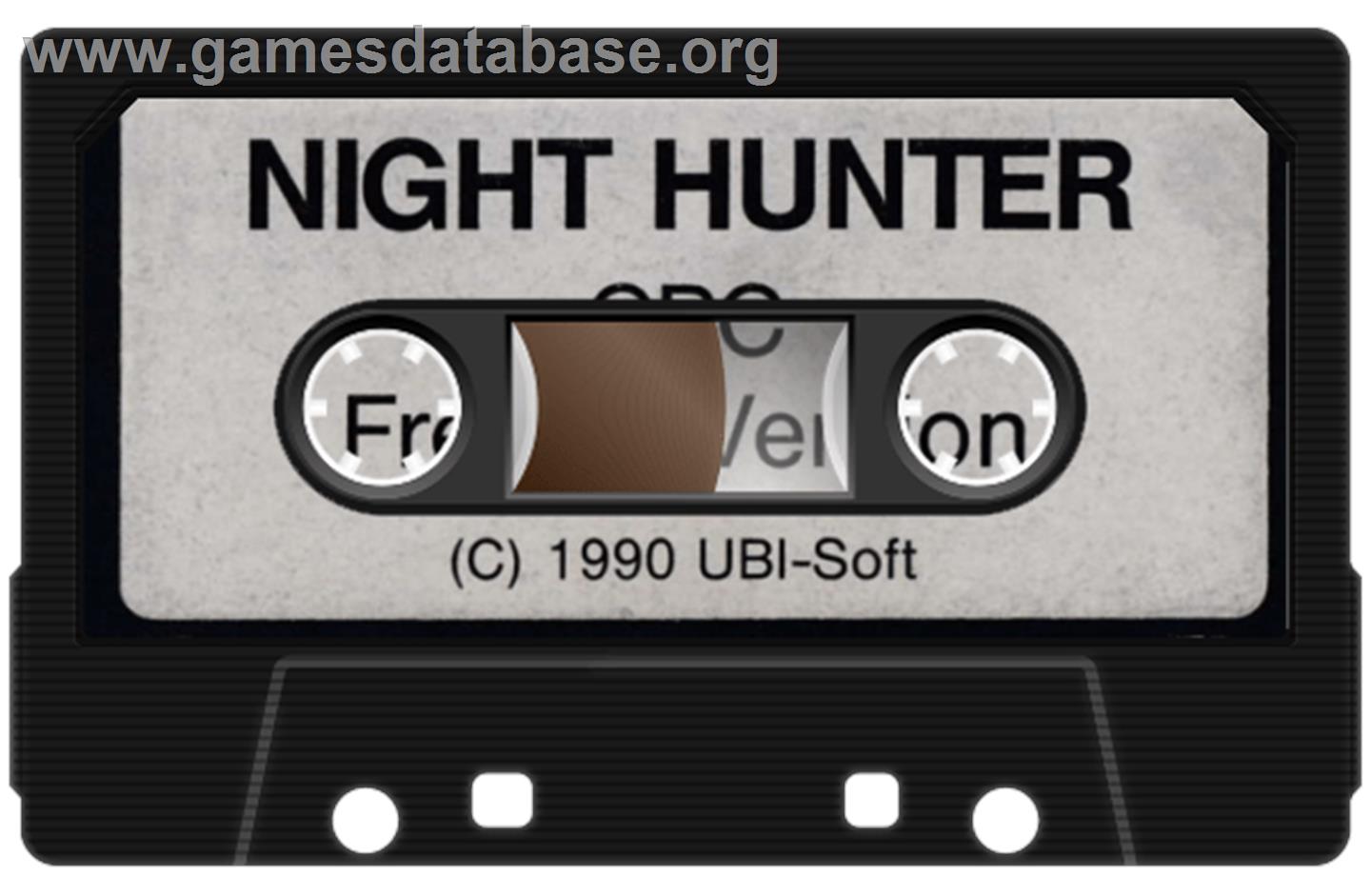 Night Hunter - Amstrad CPC - Artwork - Cartridge