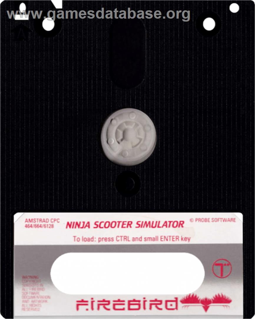 Ninja Scooter Simulator - Amstrad CPC - Artwork - Cartridge