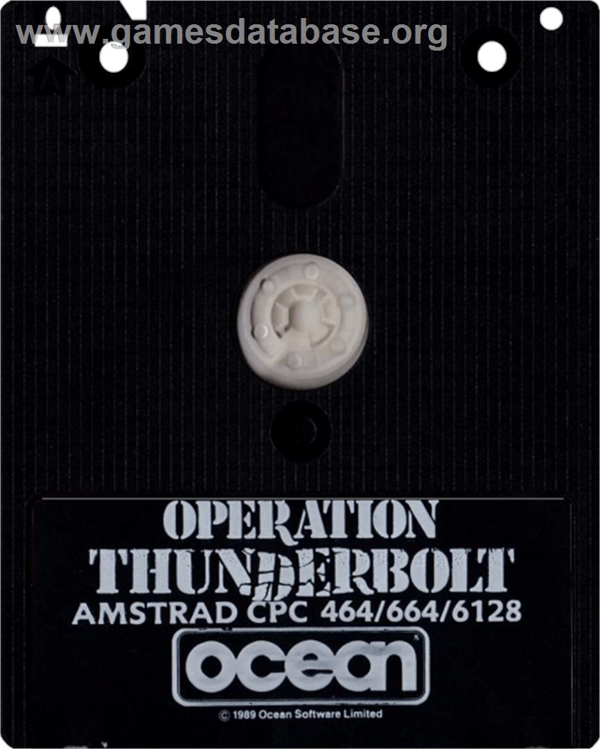 Operation Thunderbolt - Amstrad CPC - Artwork - Cartridge