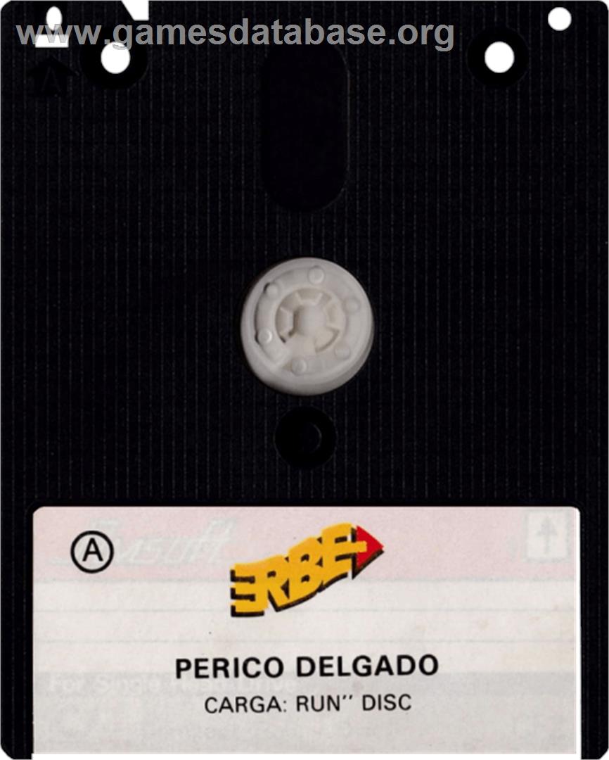 Perico Delgado Maillot Amarillo - Amstrad CPC - Artwork - Cartridge