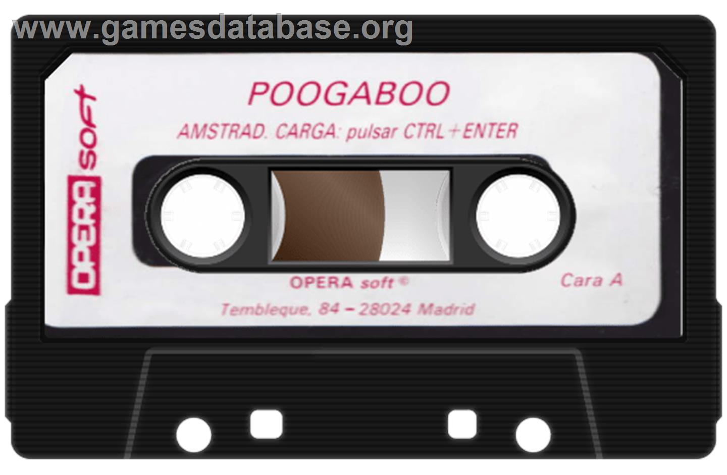 Poogaboo: La Pulga 2 - Amstrad CPC - Artwork - Cartridge