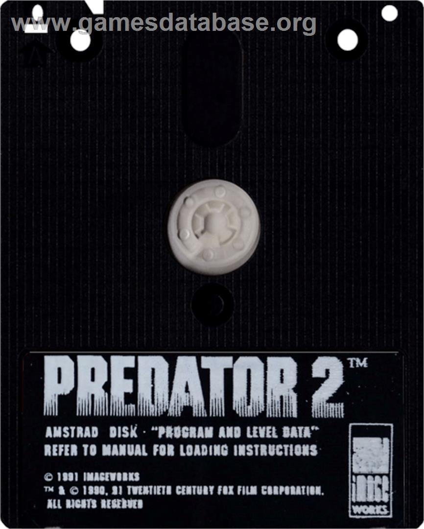 Predator 2 - Amstrad CPC - Artwork - Cartridge