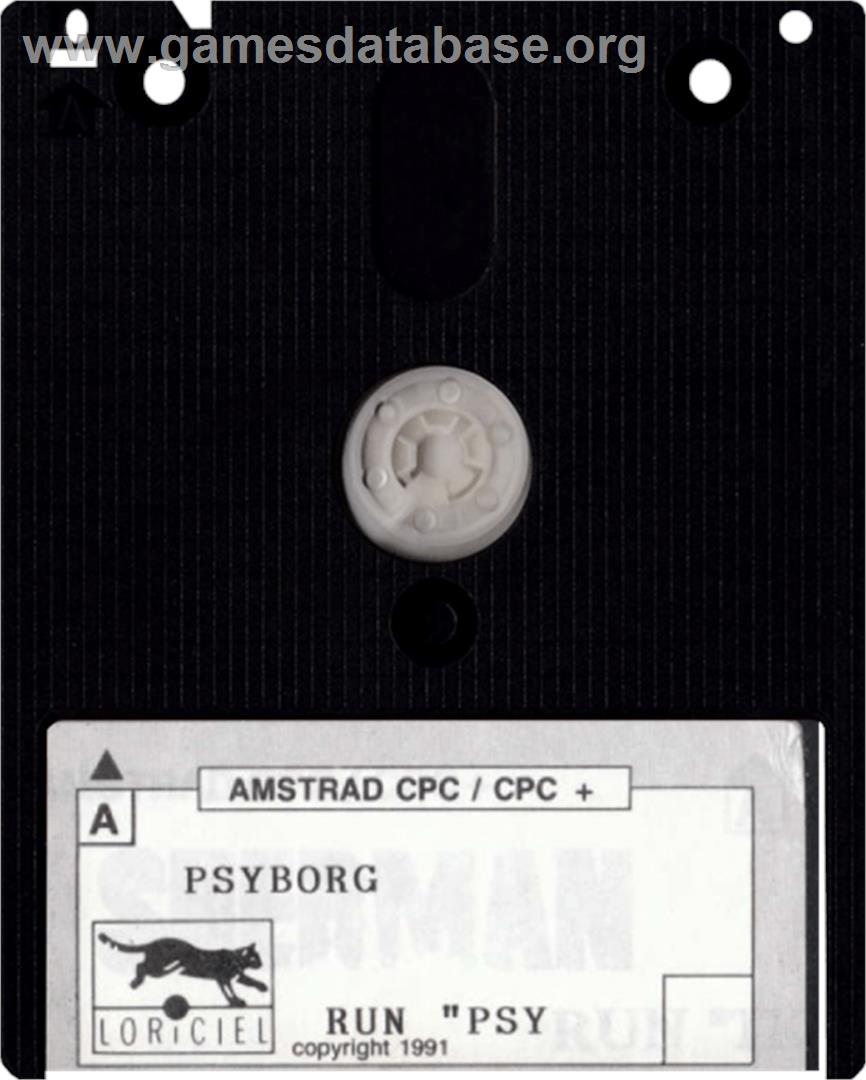 Psyborg - Amstrad CPC - Artwork - Cartridge