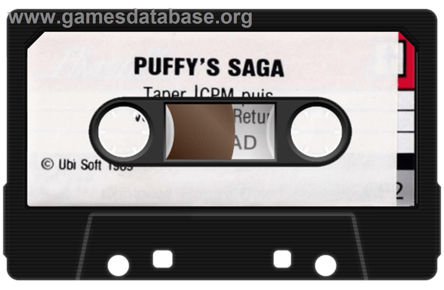 Puffy's Saga - Amstrad CPC - Artwork - Cartridge