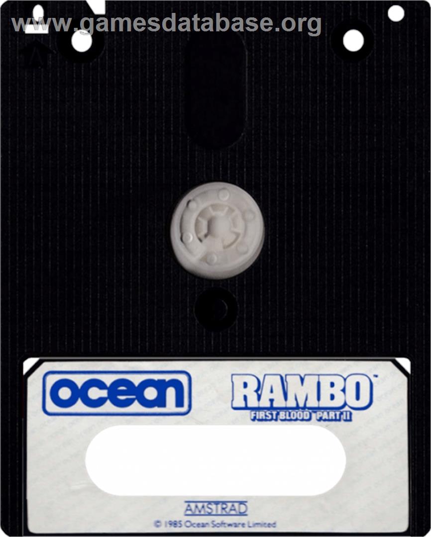 Rambo: First Blood Part 2 - Amstrad CPC - Artwork - Cartridge