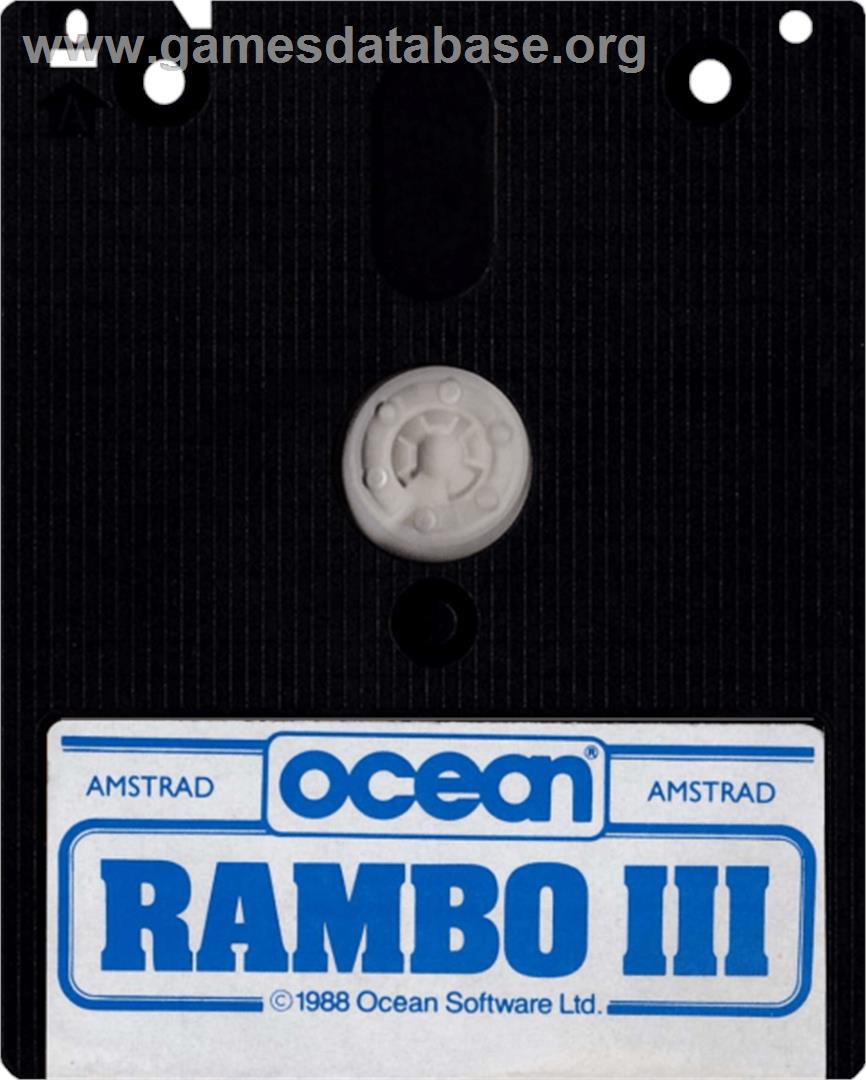 Rambo III - Amstrad CPC - Artwork - Cartridge