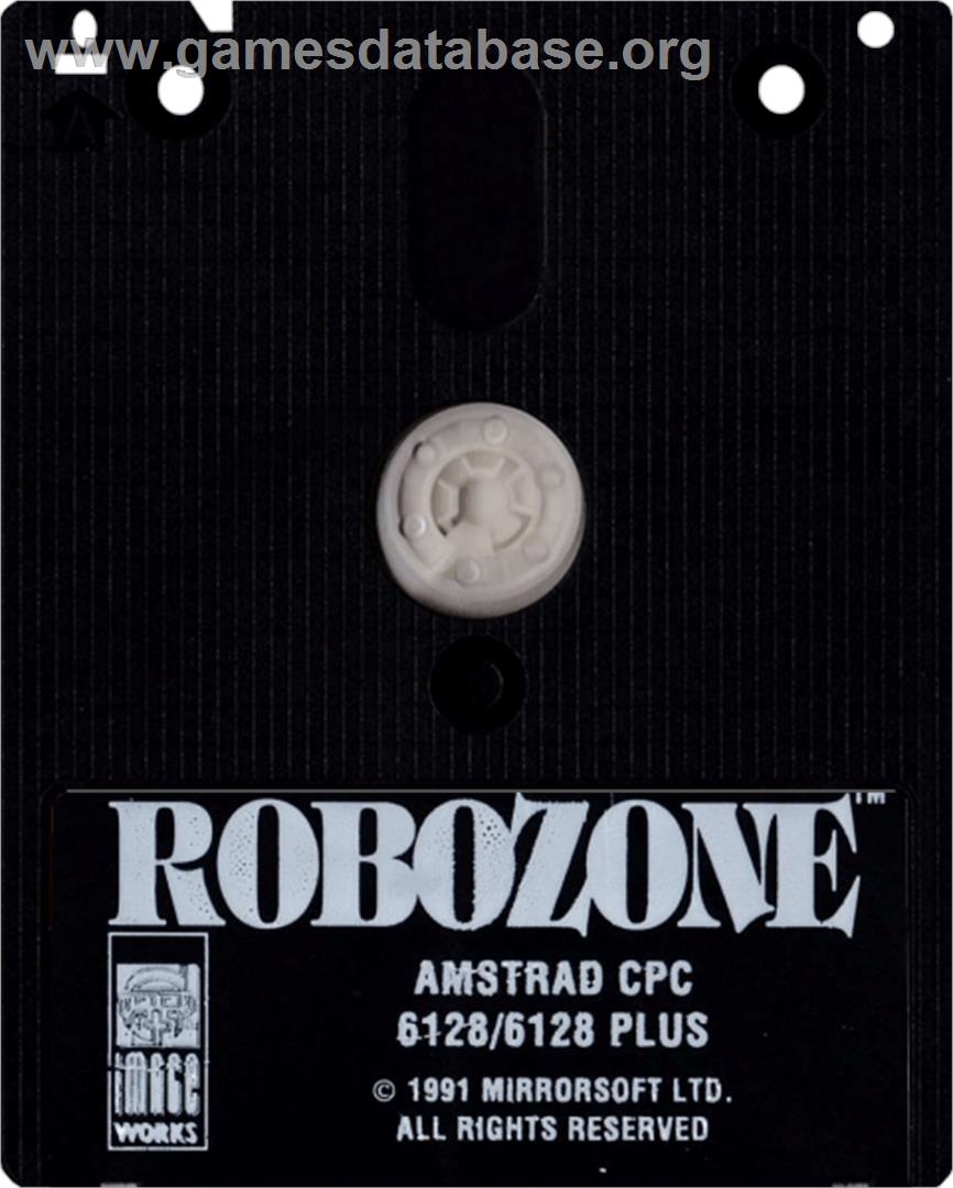 Robozone - Amstrad CPC - Artwork - Cartridge