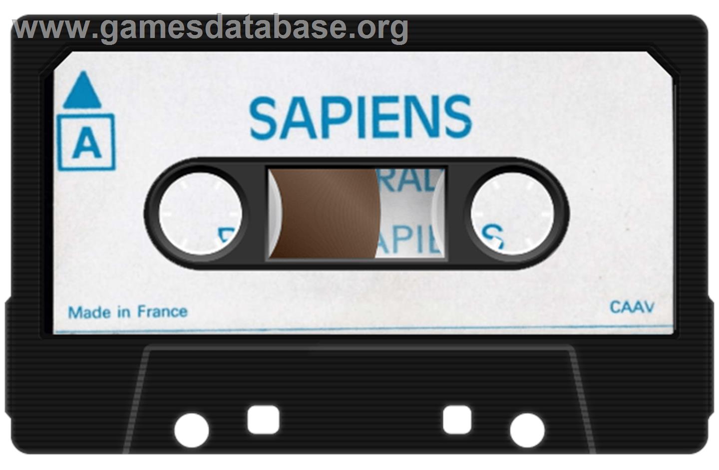 Sapiens - Amstrad CPC - Artwork - Cartridge