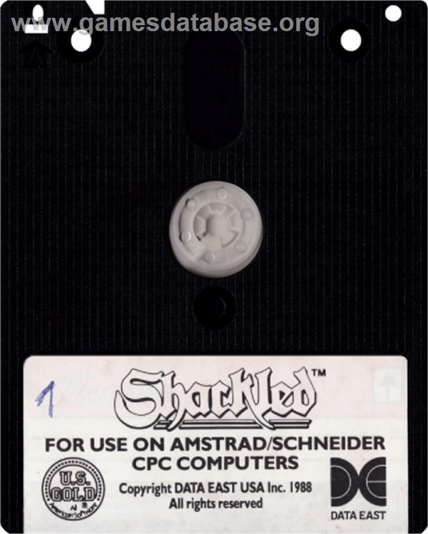 Shackled - Amstrad CPC - Artwork - Cartridge