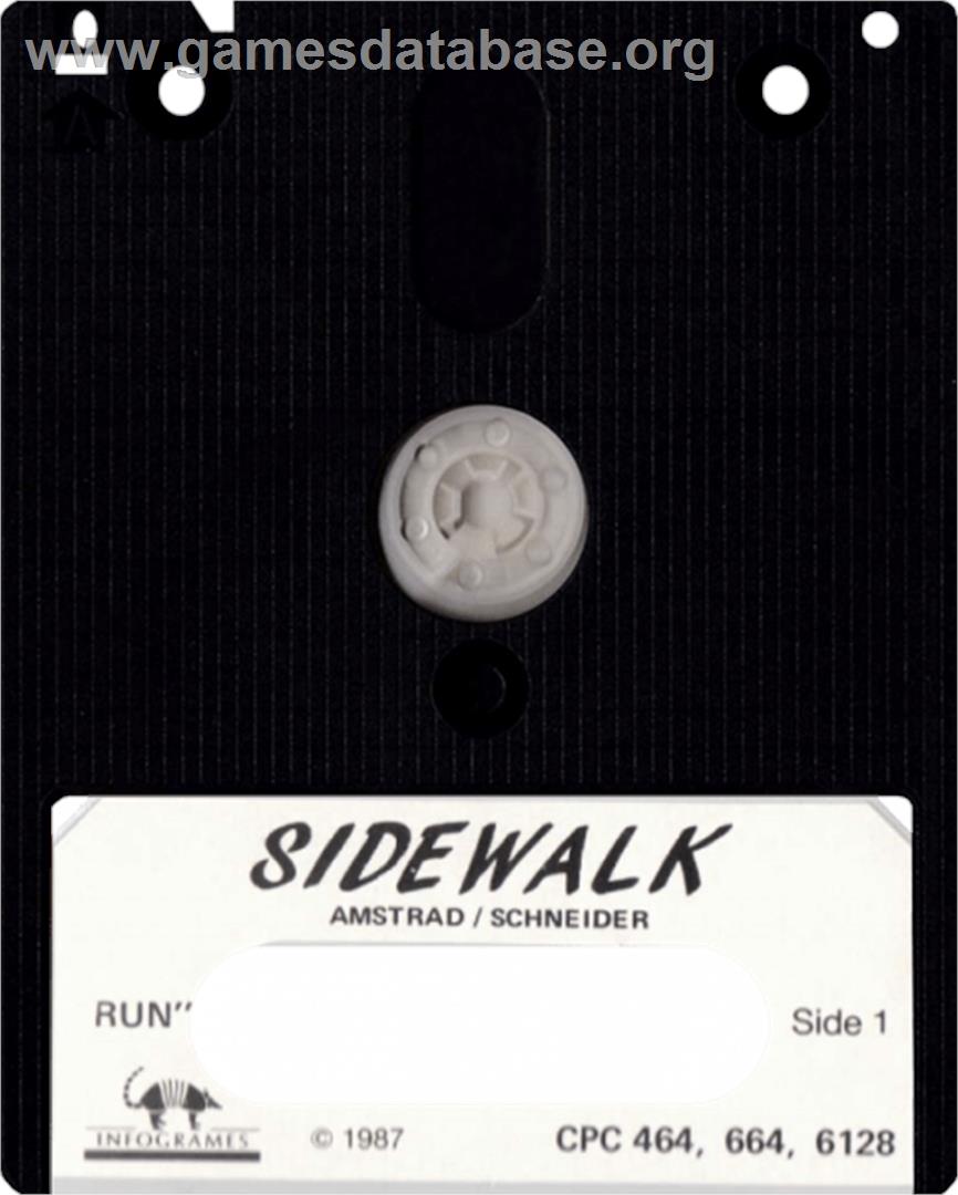Sidewalk - Amstrad CPC - Artwork - Cartridge