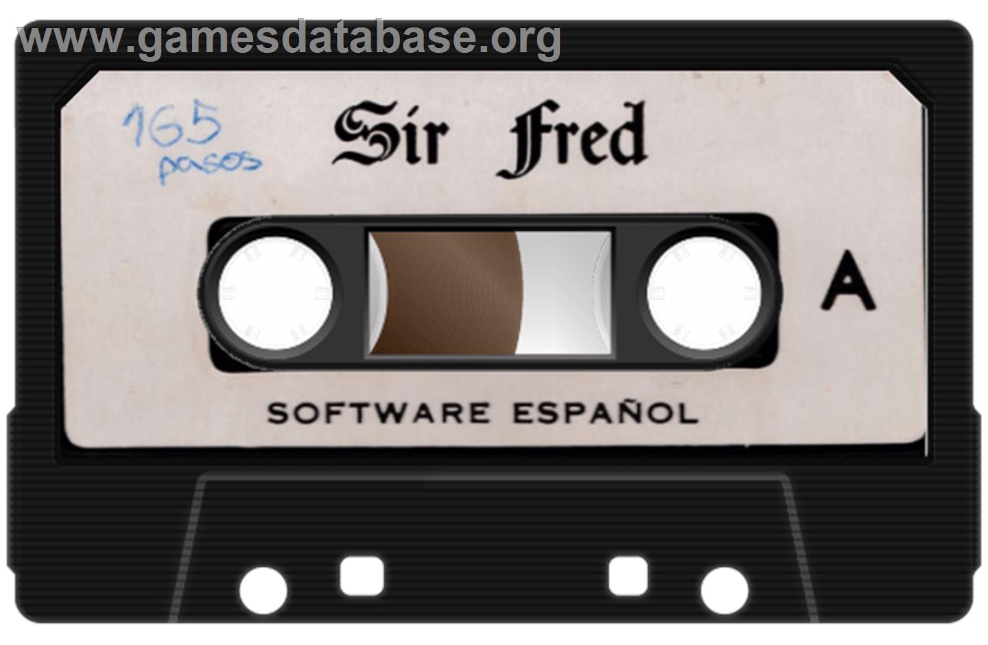 Sir Fred - Amstrad CPC - Artwork - Cartridge