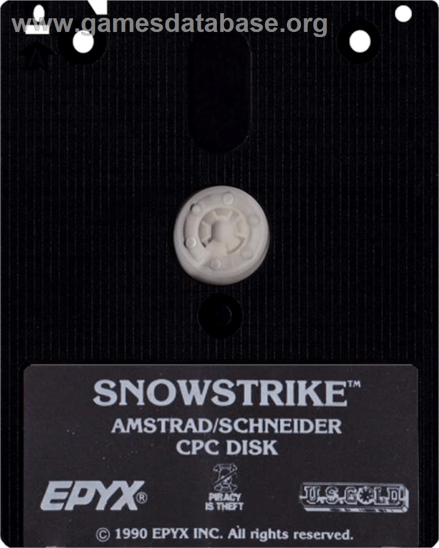 Snowstrike - Amstrad CPC - Artwork - Cartridge