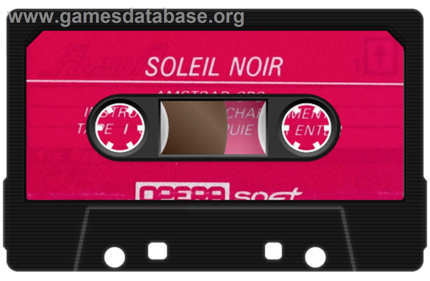 Sol Negro - Amstrad CPC - Artwork - Cartridge
