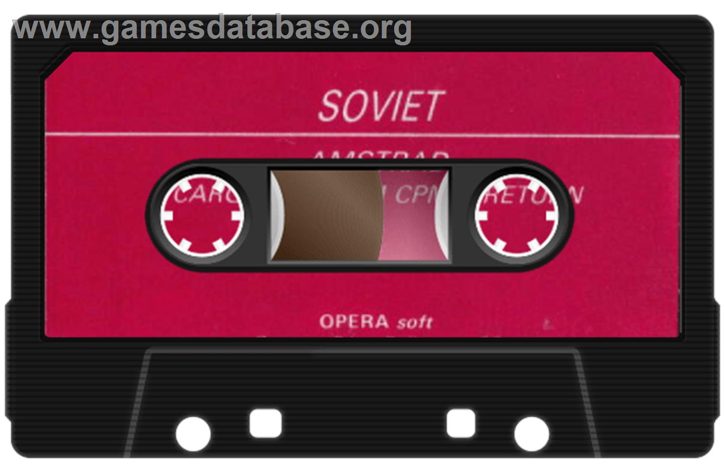 Soviet - Amstrad CPC - Artwork - Cartridge