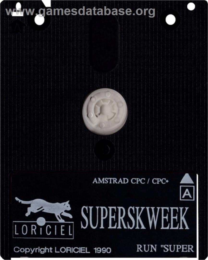 Super Skweek - Amstrad CPC - Artwork - Cartridge