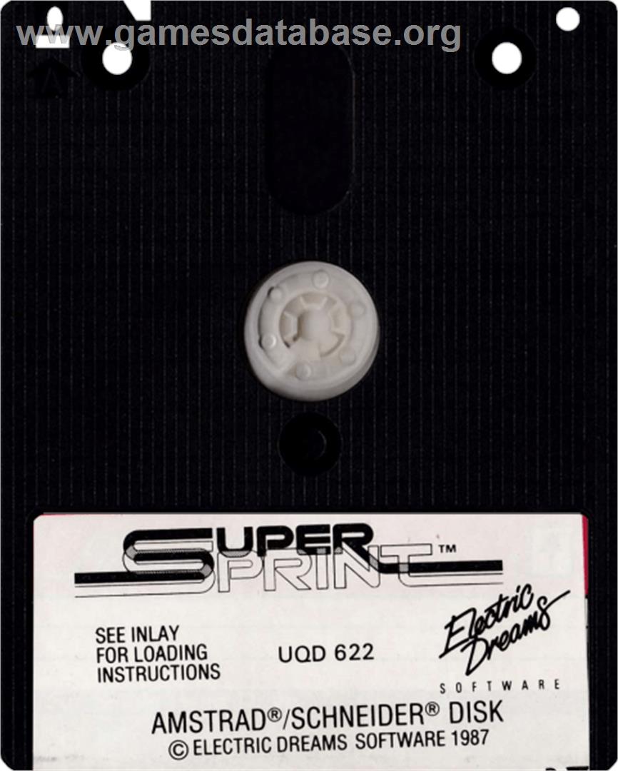 Super Sprint - Amstrad CPC - Artwork - Cartridge