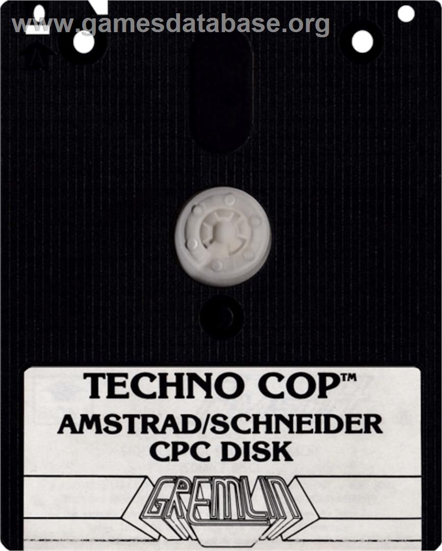 Techno Cop - Amstrad CPC - Artwork - Cartridge
