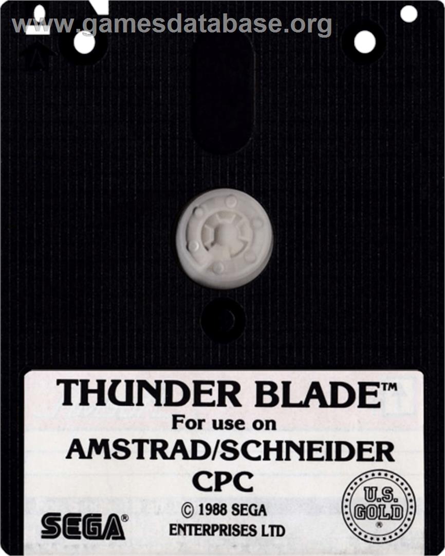 Thunder Blade - Amstrad CPC - Artwork - Cartridge