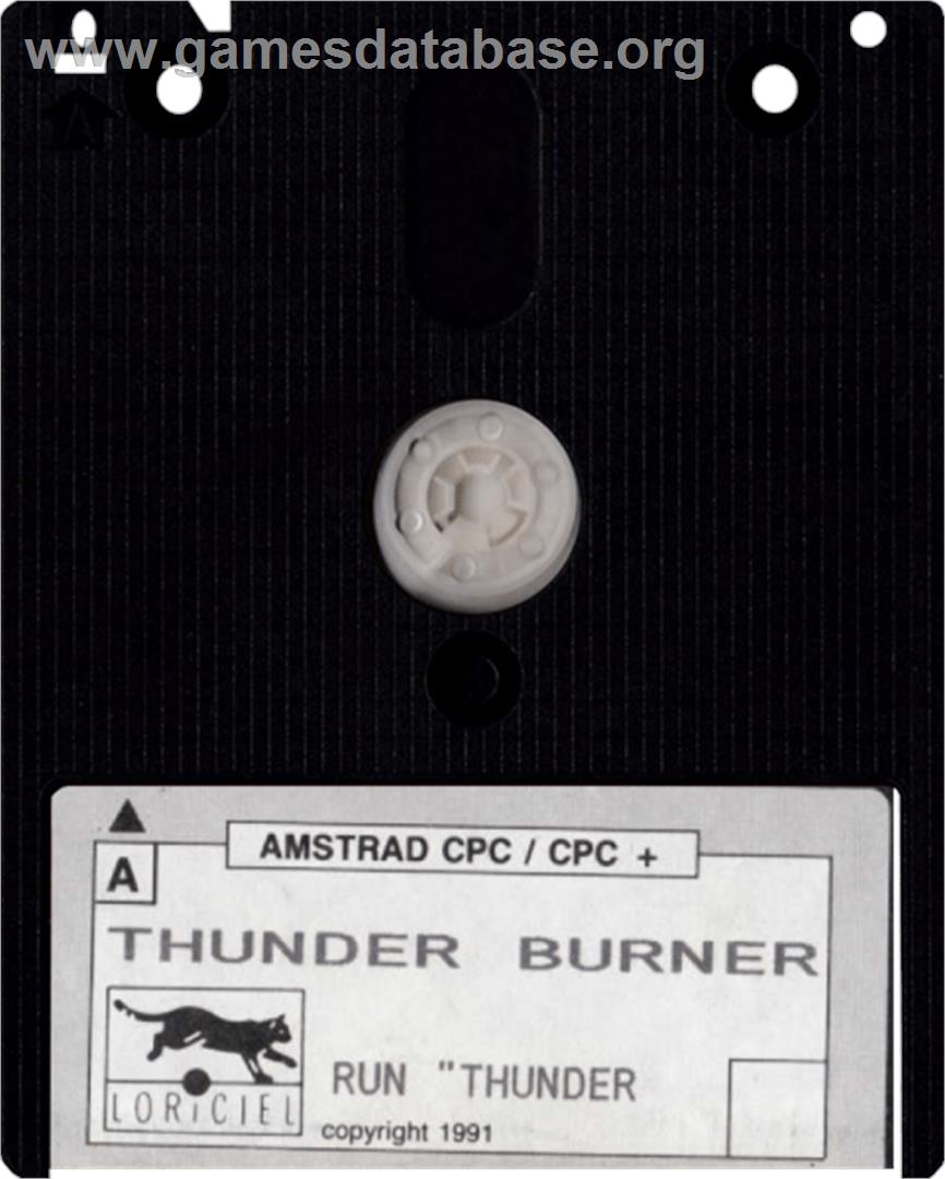 Thunder Burner - Amstrad CPC - Artwork - Cartridge
