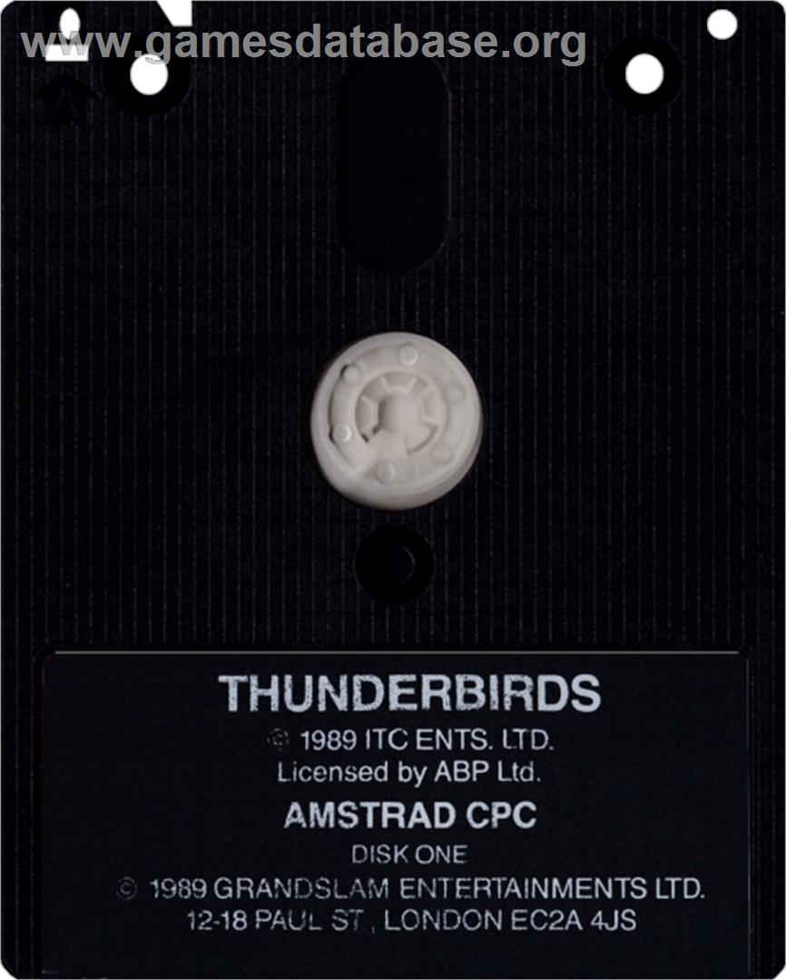 Thunderbirds - Amstrad CPC - Artwork - Cartridge