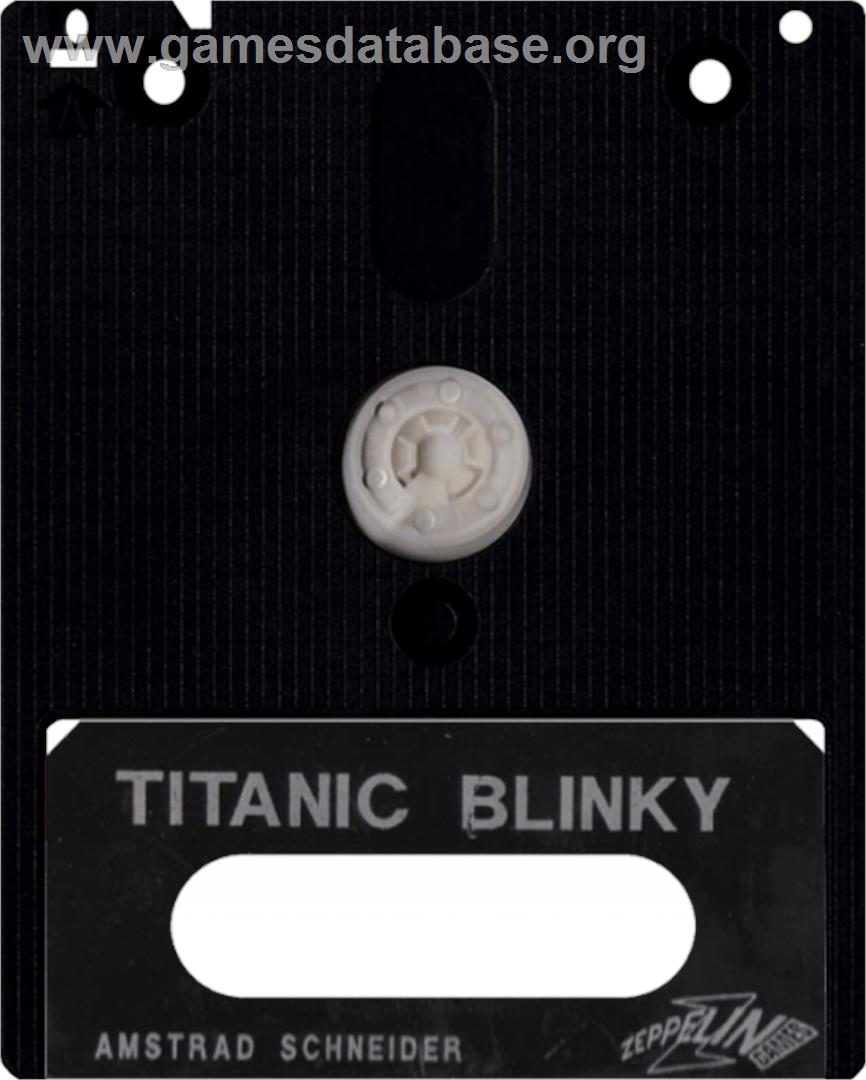 Titanic Blinky - Amstrad CPC - Artwork - Cartridge